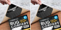 Anti Slip Rug Corner Grips - Four Pack - Quickly and Easily Secure Rugs and Runners to Laminate and Wooden Floors - by The Good Stuff (Pack of 2)