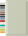 Ophanie Kitchen Mats for Floor, 3/4 Inch Thick Kitchen Rugs, 20''x32'' Anti Fatigue Standing Cushioned Mat, Waterproof,Comfort Ergonomic Mat for Office, Home, Sink, Sage Green Non-Slip Bottom