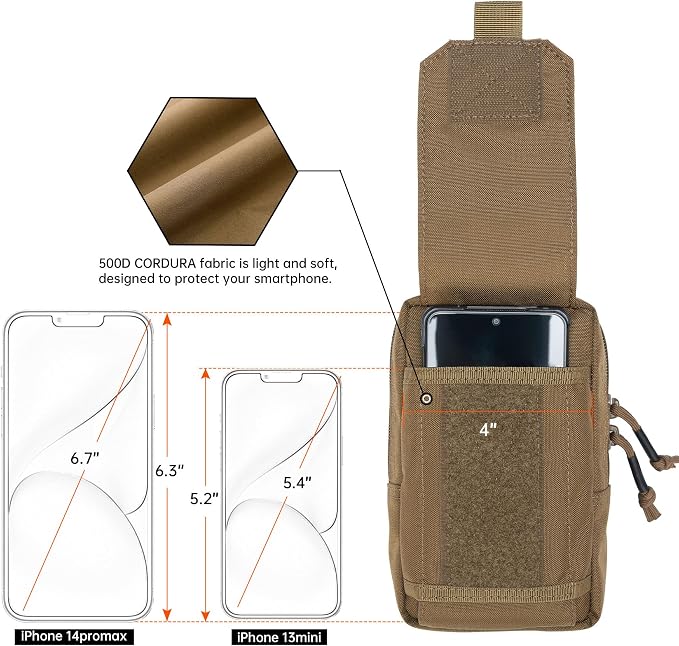 EXCELLENT ELITE SPANKER Tactical EDC Pouch Molle Utility Pouches Phone Holster Pouch Waist Bag Tool Pouch for Molle Accesssories