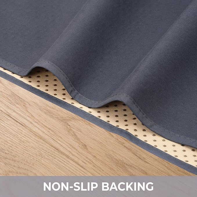 Splat Mat for Under High Chair/Arts/Crafts, WOMUMON Washable Spill Mat Waterproof Anti-Slip Floor Protector Splash Mat, Messy Mat and Table Cloth