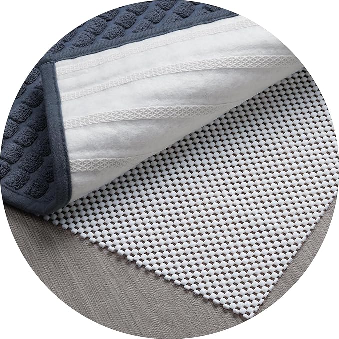 Non Slip Area Rug Pads Non Skid Rug Gripper 6 Feet Round Extra Thick Pad Anti-Slip Carpet Rug Mats for Hardwood Surface Floors, Keep Rugs Safe and in Place (6 Ft Round)