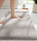MINIDEAR Bathroom Rugs 36x24 Tan - Thick Memory Foam Bath Mat, Ultra Soft & Plush Fluffy, Non-Slip, Quick Dry, Absorbent Washable Floor Microfiber Mat for Tub, Home Decor Accessories