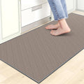 Kitchen Mats for Floor,Kitchen Rug, Nonskid, Washable,Absorbent Kitchen Runner Rug for in Front of Sink,Entryway,Hallway,Rubber Backing Indoor Door Mat,Farmhouse Style Standing Mat,20"x47",Grey