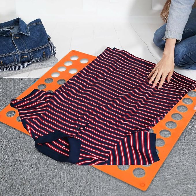 Clothes Folding Board, T-Shirt Folder, Fast Foldable Household Liner Sorter, Home Storage Tool, Laundry Sorter Helper Liner for Dorm Travel Hotel