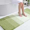 OLANLY Bathroom Runner Rugs Mat 59x24, Extra Soft Absorbent Microfiber Bath Rugs, Rubber Backing, Quick Dry, Long Bath Mats for Bathroom, Tub and Shower, Home Decor Accessories, Mustard Yellow