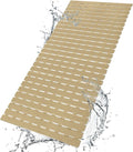 BEMISO Shower Mat Non Slip Bathtub Mat with Suction Cups and Drain Holes 37.4 x15.7 Inch Bath Mat for Tub & Shower.Easy Dry,Easy to Cut,Eco-Friendly