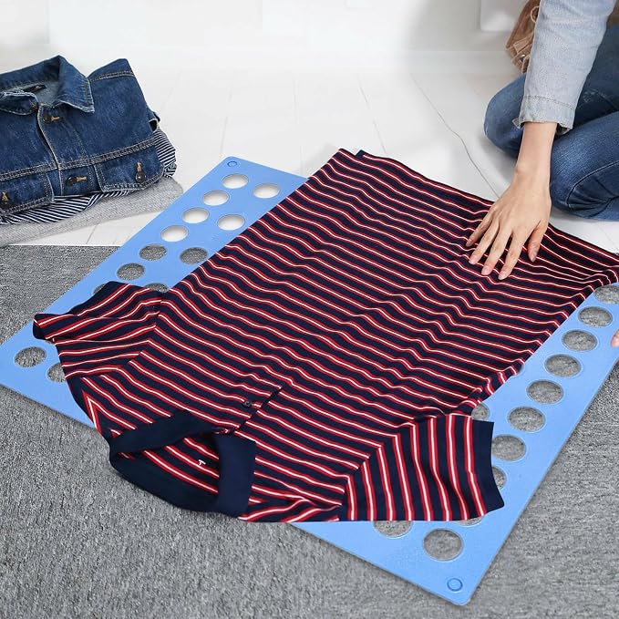 Clothes Folding Board, T-Shirt Folder, Fast Foldable Household Liner Sorter, Home Storage Tool, Laundry Sorter Helper Liner for Dorm Travel Hotel