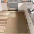 SUMLANS Kitchen Mat, Rubber Backing Cushioned Non Slip Kitchen Rugs for Floor, Absorbent Runner Comfort Standing Mat Rug Washable for Kitchen, Office, Home, 35.4"x71" (Brown)