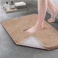 TECHMILLY Super Soft Shaggy Bathroom Rugs, Absorbent Thick Non Slip Microfiber Bath Rugs, Quick Dry Machine Washable Bath Mat for Bathroom Floor, Bathtub and Shower 20"x32"