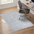 Sycoodeal Office Chair Mat for Hardwood & Tile Floor,Computer Gaming Chair Mat for Rolling Chairs Non-Curve, Anti-Slip, Heavy Duty Floor Protector for Home Office,Grey (40" x 55")