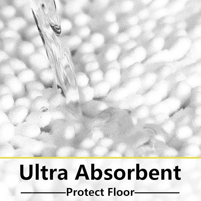 White Bathroom Rugs Chenille 3-Piece Extra Soft and Absorbent Shag White Bath Mat, Machine Wash Mat, Strong PVC Non-Slip Underside, Plush Carpet Mats