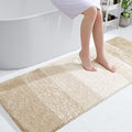 OLANLY Large Bathroom Rugs Mat 40x24, Extra Soft Absorbent Microfiber Bath Rugs, Rubber Backing, Quick Dry, Washable Bath Mats for Bathroom Floor, Tub and Shower, Home Decor Accessories, Light Beige
