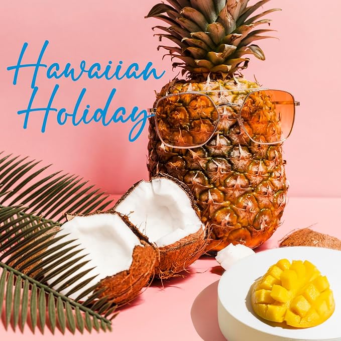 Xcleen Reed Diffuser Set, 6.7 Oz Hawaiian Holiday Scented Reed Diffuser, Home Fragrance Oil Diffuser with Sticks, Great Air Fresheners for Bathroom