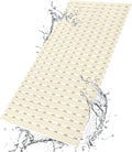 BEMISO Shower Mat Non Slip Bathtub Mat with Suction Cups and Drain Holes 37.4 x15.7 Inch Bath Mat for Tub & Shower.Easy Dry,Easy to Cut,Eco-Friendly