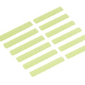 LifeGrip Anti Slip Traction Treads with Glow in Dark Stripe (12-Pack), 2" X 12", Best Grip Tape 80 Grit Non Slip, Pre-Cut Strips, Rounded Corners, Full Green - Right Size and Easy Application