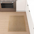 SUMLANS Kitchen Mat 1 PCS, Cushioned Non Slip Rugs for Kitchen Floor, Absorbent Runner Comfort Standing Mats Washable for Kitchen, Office, Home (Brown, 24"x36")