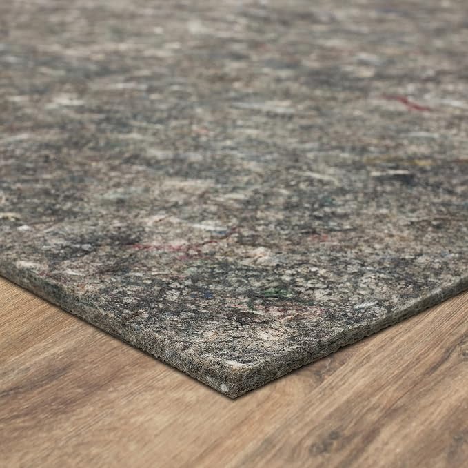 Mohawk Home Non Slip Rug Pad 10' x 13' - 1/2" Thick Felt + Latex Rubber Gripper - Dual Surface Cushion for Hardwood, Carpet, Tile Floors, Made in USA