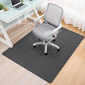 Office Chair Mat for Hard Floors,48"x55" Anti-Slip Waterproof Hardwood Floor Chair Mat,Heavy Duty Floor Protector Rolling Chairs for Home Office(Grey)
