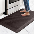 HappyTrends Kitchen Floor Mat - 4/5 Inch Thick Anti-Fatigue Kitchen Rug,Waterproof Non-Slip Kitchen Mats and Rugs Heavy Duty Ergonomic Comfort Rug for Kitchen,Office,Sink,Laundry,(22"x36", Chocolate)