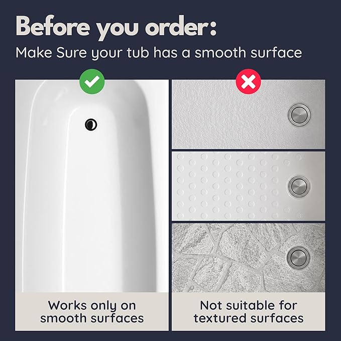 Bathtub Mat Non Slip 35x16 - homerella® Bath Mat Incl. Hooks for Drying, Extra Long, 100% BPA Free, Shower Mat Non Slip Anti Mold, Machine Washable, Shower Mats for Inside Shower Mildew Resistant