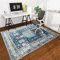 Office Chair Mat for Hardwood Floor, 72"x48" Easy Glide Computer Desk Mat Protector for Rolling Chair Under Desk Rug Nonslip Backing, Machine Wash, (Modern)