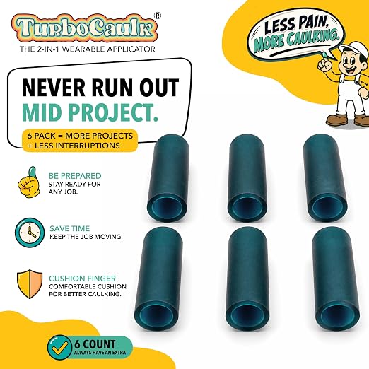The 2-in-1 Reusable Caulking Applicator: Less Finger Fatigue
