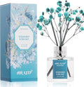 Airkeep Reed Diffuser Set,1.69 fl oz (50 ml) - Ocean Mist&Sea Salt Oil Diffusers with 8 Reed Sticks,Home Fragrance Reed Diffuser for Bathroom Shelf DecorSALT
