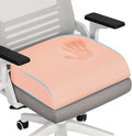 TranquilRelax Large Seat Cushion, Memory Foam Cushion for Long Sitting Hours on Office Chair, Home & Car, Non-Slip Chair Pad for Relieving Back & Sciatica & Hip & Coccyx Pain (Pink)