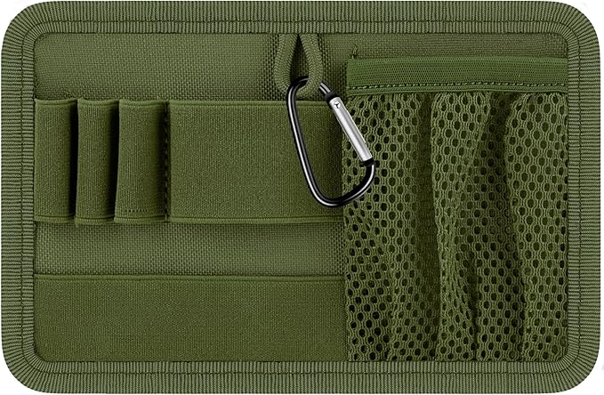 bvya Tactical Bag Insert Modular Panel Organizer Utility Admin Pouch Hook Fasteners for Gadgets