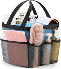 Attmu Mesh Shower Caddy Portable for College Dorm Room Camping Essentials, Shower Caddy Dorm with 9-Pockets, Large Capacity Hanging Basket Bathroom Bag for Toiletry, Swimming, Gym, Camp, Beach