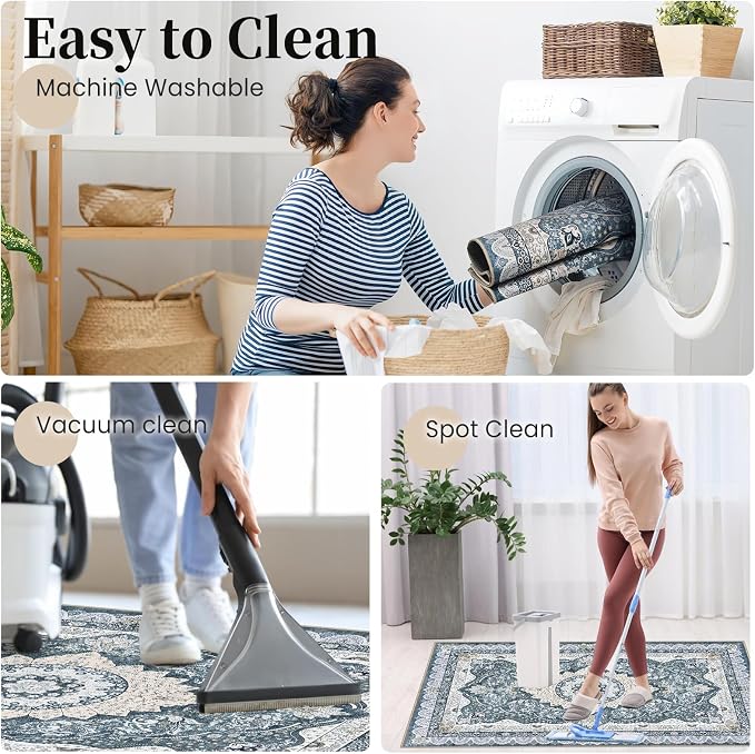 Office Chair Mat for Hardwood Floor & Tile Floor,36"X 48" Heavy Duty Desk Chair Mat for Hard Floors, Under Desk Rug for Rolling Computer Chair,Anti Slip,Low Pile Carpet Floor Protector-Square