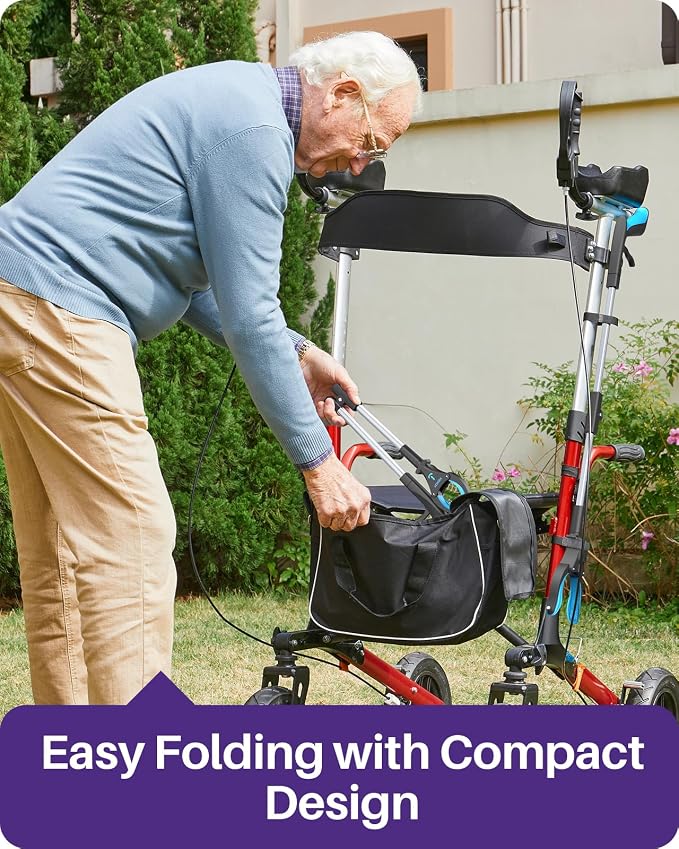 KEKOY 26 Inch Grabber Reacher Tool for Seniors 2 Pack, Foldable Reacher Grabbers Pickup Stick with Anti-Slip 360° Rotating Jaw, 4" Wide Extended Claw with Magnet for Disabled, After Surgery Recovery