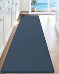 DEXI Kitchen Floor Mats Cushioned Anti Fatigue,17x59 Narrow Standing Runner Rug Waterproof, Comfort Memory Foam Padded for Front Sink Laundry, Navy