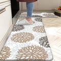 Kitchen Mats Set of 2 Cushioned Anti Fatigue Kitchen Rugs Non Slip Waterproof Kitchen Runner Memory Foam Kitchen Floor Mat Comfort Standing Mat for Sink,Office,Laundry