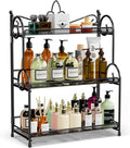 YIUKEA Bathroom Organizer Countertop - 3 Tier Spice Rack Organizer, Counter Organization and Storage for Bathroom, Kitchen, Bedroom, Offices, Foldable