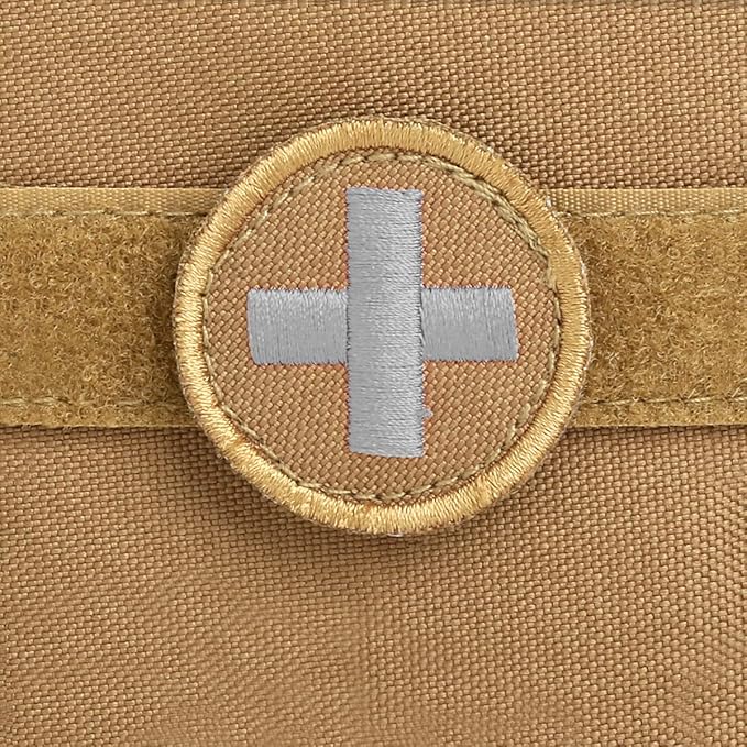 Orca Tactical First Aid Molle Pouch - Heavy Duty IFAK Pouch - Empty Medical Pouch Ideal for Military Use EMTs Law Enforcement Camping and Hiking - Med Pouch for Optimal Organization