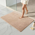 TYUU Large Bathroom Rugs, Ultra Soft Super Absorbent Bath Rugs Non Slip Washable Quick Dry Bath Mat with Rubber Backing for Bathroom Floor, Shower, or Sink, Beige 3' x 4'