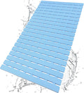 BEMISO BEMISO Shower Mat Non Slip Bathtub Mat with Suction Cups and Drain Holes 27.5 x15.7 Inch Bath Mat for Tub & Shower.Easy Dry,Easy to Cut,Eco-Friendly