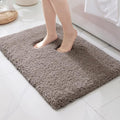 ILANGO Camel Bathroom Rugs 36" × 24" Non Slip & Super Absorbent Extra Thick Soft, Washable Bath Mat for Floor, Microfiber Plush Shaggy Bath Rug with Tub for Bathtub Shower Room Sink