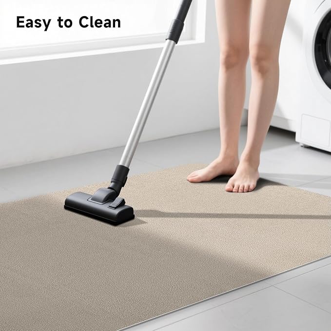 Chair mat for Hard Floors & Tiles, Under Desk Mats, 55 x 35 inches Floor Wood for Office & Home (Light Camel)