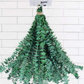 20 PCS Dried Preserved Eucalyptus for Shower, 17" Real Natural Fresh Hanging Eucalyptus Stems,Real Leaves Branches for Vase Filler,Bathroom,Wedding,Dried Flowers Arrangement Decor