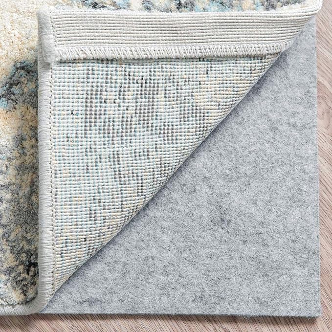 Premium Felt Rug Pad 2x8 Feet, Thick Rug Pads for Hardwood Floors, Laminate, Vinyl, Stone, Carpet & Tile, Under Rug Padding