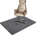 Office Chair Mats for Hardwood Floor, Dark Gray 47"x36" Computer Chair Rug, Under Desk Mat, Large Anti-Slip Floor Protector for Home, Office, Study