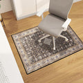 Office Chair Mat for Hardwood Floor, 48"x36" Easy Glide Computer Desk Mat Protector for Rolling Chair Under Desk Rug Nonslip Backing, Machine Wash (Modern)