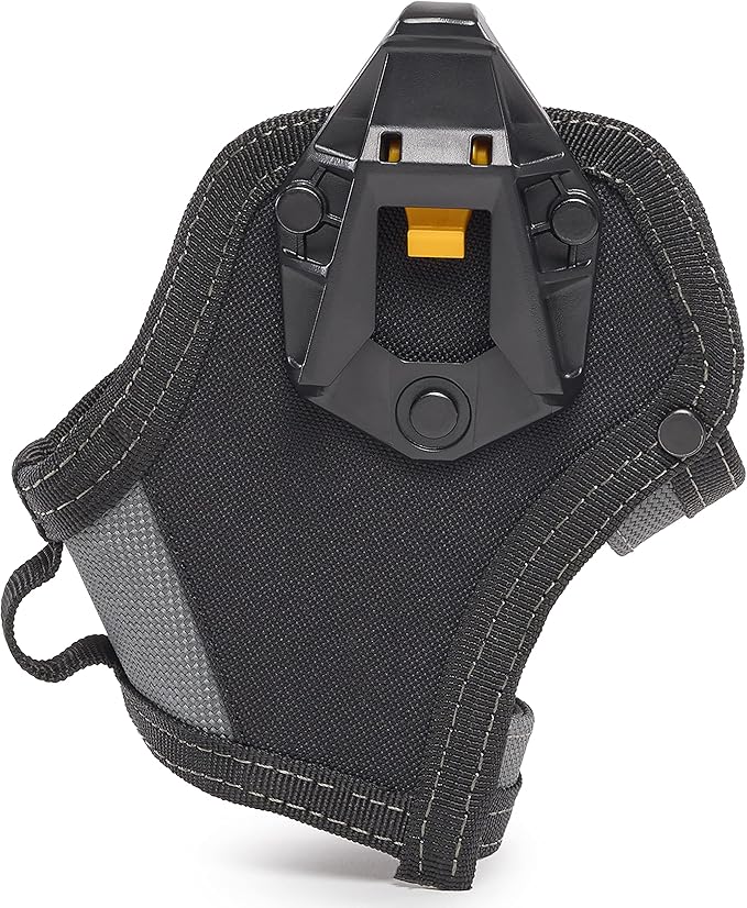 ToughBuilt ClipTech Series – Compact Drill Holster, Heavy-Duty Tool Holster ClipTech Hub, Adjustable Drill Strap, Bit Pockets, Rugged 1680D Construction Secure Jobsite Access (TB-CT-20-S)