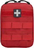 First Aid Pouch Empty Small, Tactical Molle EMT Pouch Compact Medical IFAK Rip Away Untility Bag Pouches