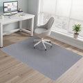 Office Chair Mat for Hardwood Floor 40x55 Inch, Non-Slip Rolling Chair Mat, Flat Lay Floor Protector for Wood Tile Laminate, Anti-Slip Sound Absorbing(Grey)