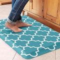 WISELIFE Anti Fatigue Floor Mat - 4/5 Inch Kitchen Mat Non Slip Waterproof Heavy Duty Ergonomic Comfort Mat Durable for Home, Office, Sink, Laundry,(17.3" x 28", Green)