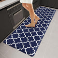 WISELIFE Anti Fatigue Floor Mat - 4/5 Inch Thick Kitchen Mat Non Slip Waterproof Heavy Duty Ergonomic Comfort Mat Durable for Home, Office, Sink, Laundry,(24" x 70", Blue)