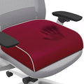 SweetSlubr Seat Cushion for Tailbone Pain Relief, Office Chair Cushion, Memory Foam Large Chair Cushion with Non-Slip Cover for Soft Support at Office Chair, Car Seat, Airplane Red/Large